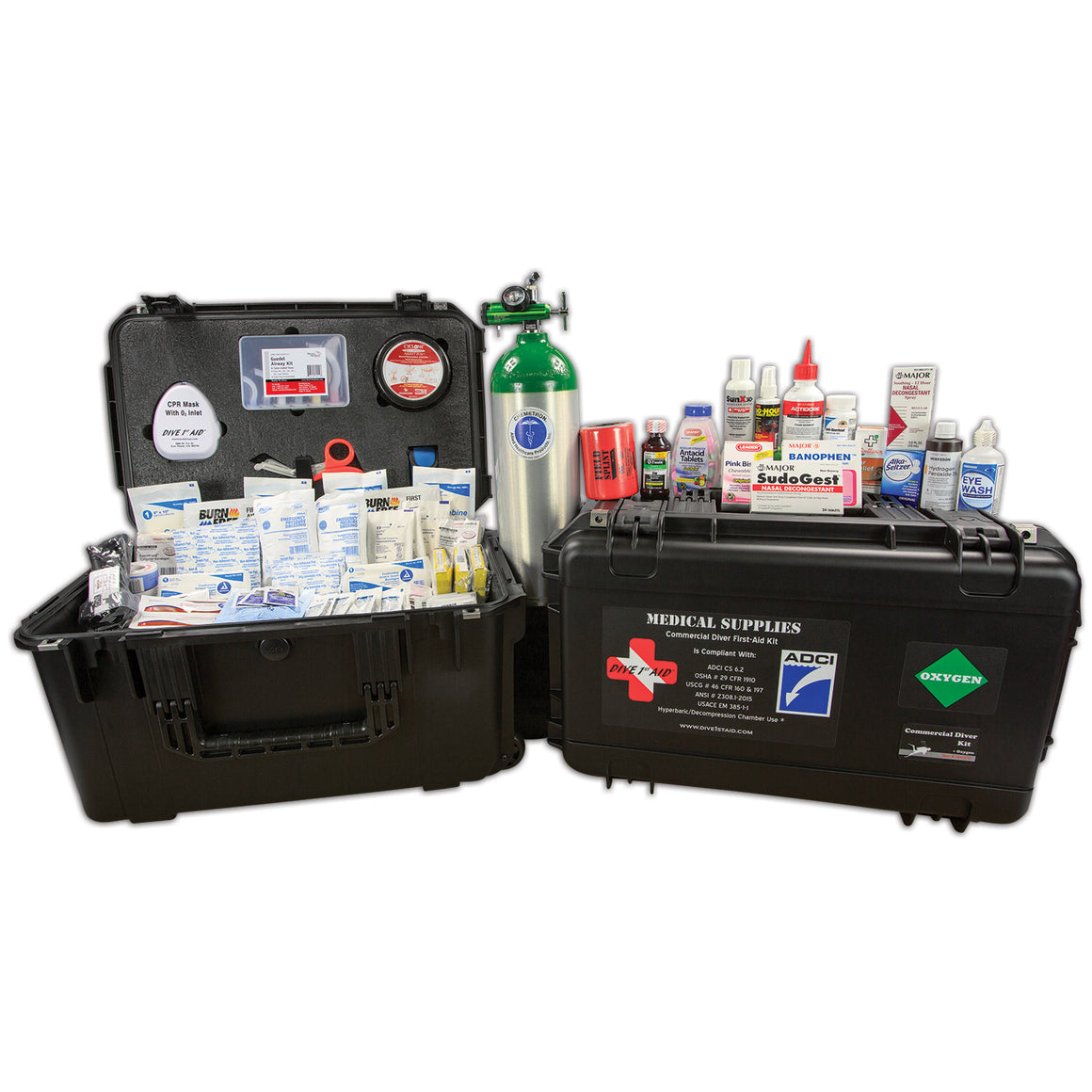 Commercial Diver Kit with O2